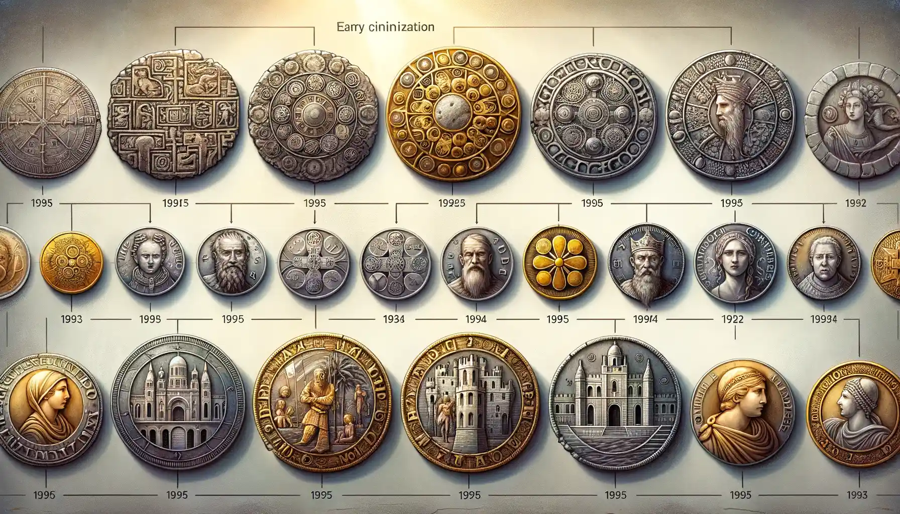 Key Eras in Coin Design Evolution